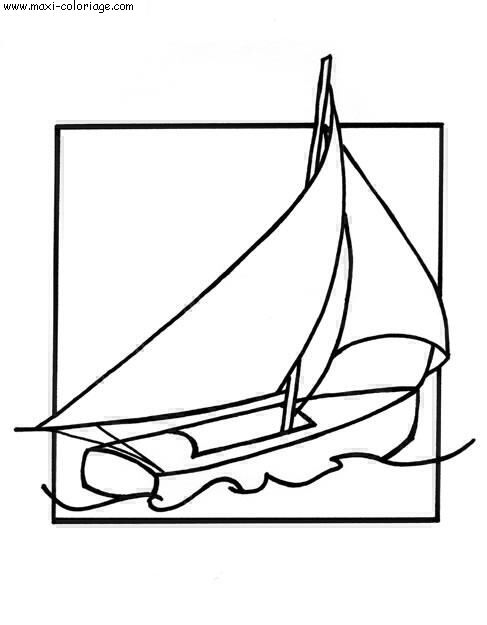 coloriage Bateaux