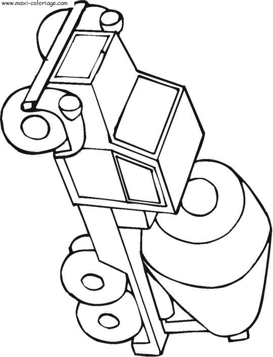 coloriage Camions