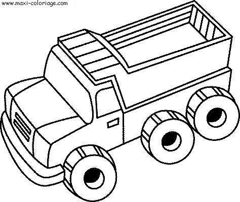coloriage Camions