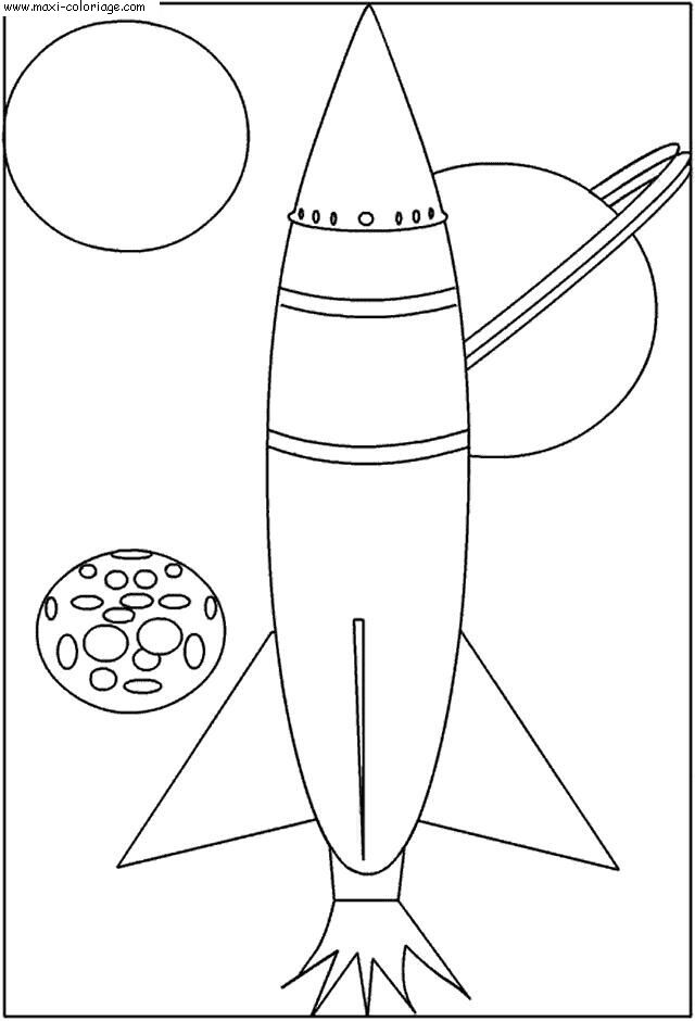 coloriage Fusees