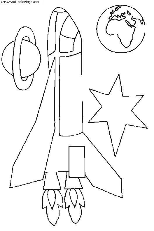 coloriage Fusees
