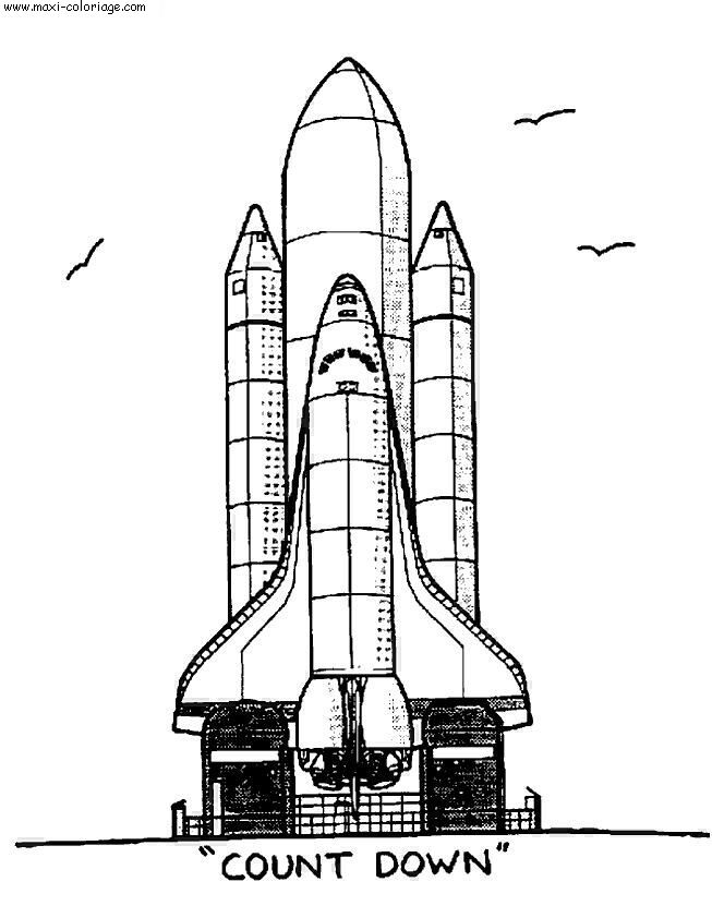 coloriage Fusees
