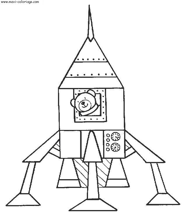 coloriage Fusees
