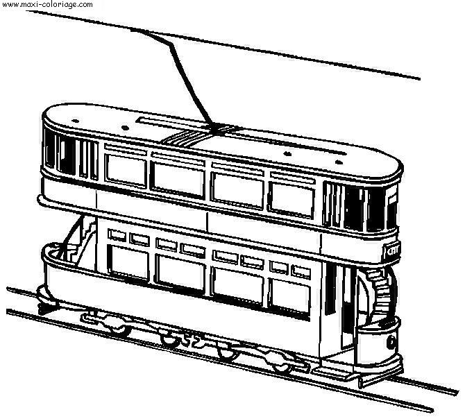 coloriage Trains