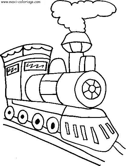 coloriage Trains