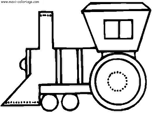 coloriage Trains