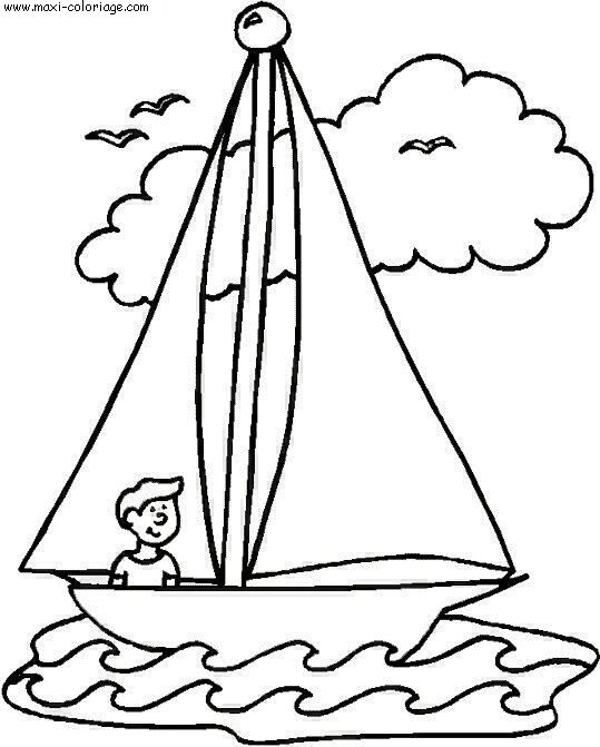 coloriage Vacances