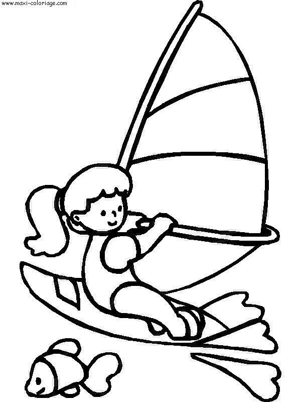 coloriage Vacances