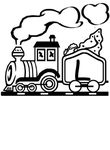 dessin Alphabet Trains