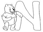 dessin Alphabet Winnie L Ourson