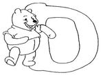 coloriage enfant Alphabet Winnie L Ourson