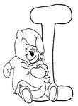 coloriage enfant Alphabet Winnie L Ourson