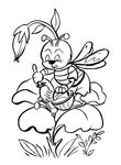 coloriage Abeilles