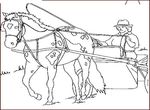 dessin Chevaux