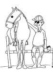 coloriage Chevaux