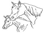 dessin Chevaux