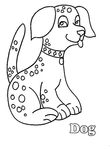 coloriage enfant Chiens