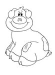 coloriage enfant Cochons