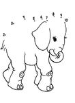 coloriage enfant Elephants