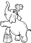 coloriage enfant Elephants