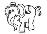 coloriage Elephants