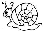 coloriage enfant Escargots