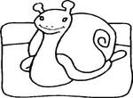 coloriage enfant Escargots