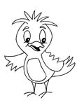 coloriage enfant Oiseaux