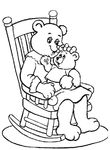 coloriage enfant Ours