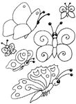 coloriage Papillons