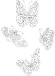 coloriage Papillons