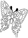 coloriage enfant Papillons