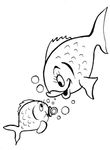 coloriage Poissons