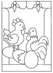 dessin Poules