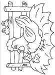 coloriage Poules