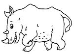dessin Rhinoceros