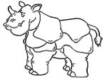 dessin Rhinoceros