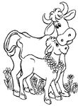 coloriage enfant Vaches