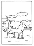 coloriage Vaches