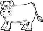 coloriage Vaches