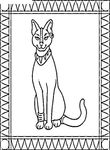 coloriage enfant Egypte