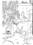 coloriage enfant Zoo