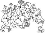 coloriage enfant Fete Des Meres