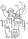 coloriage enfant Halloween