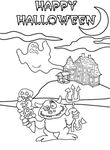 coloriage Halloween