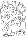 coloriage enfant Noel