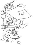 coloriage enfant Noel