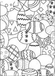 coloriage enfant Paques