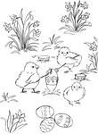 coloriage Paques