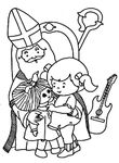 coloriage Saint Nicolas